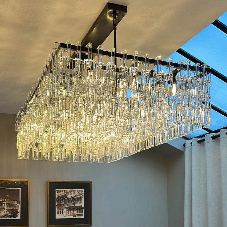 Marignan Rectangular Chandelier 60"