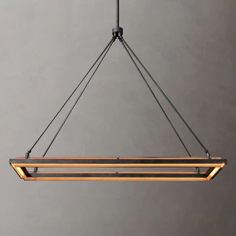 Adin Rectangular Chandelier 48"