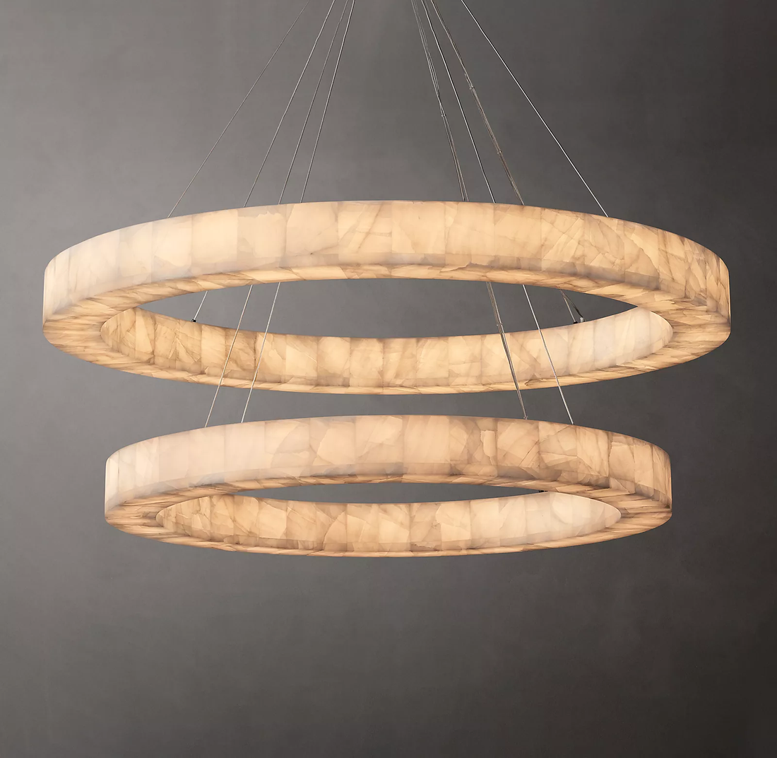 Rivage 2-Tier Rround Chandelier 60''